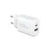 Мережевий зарядний пристрій Armorstandart Poweraze 25W USB-C+USB-A Білий