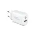 Мережевий зарядний пристрій Armorstandart Poweraze 20W USB-C+USB-A Білий
