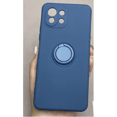 Чехол накладка Color Ring Xiaomi Mi 11 Lite Синяя
