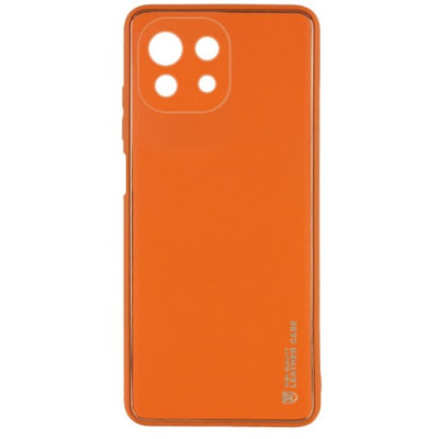 Чехол накладка X-Shield Xiaomi Mi 11 Lite Оранжевая