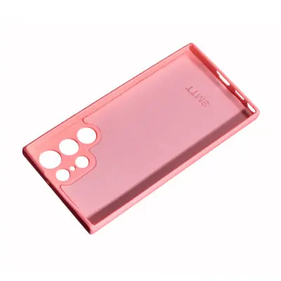 Чехол накладка SMTT Samsung S908 (S22 Ultra) Розовая