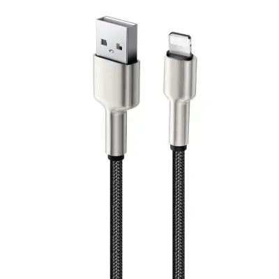 Кабель дата Colorway USB Type A - Lightning 1м Чёрный Кабель дата Colorway USB Type A - Lightning 1м Чёрный