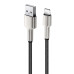 Кабель дата Colorway USB Type A - Lightning 1м Чорний