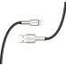 Кабель дата Colorway USB Type A - Lightning 1м Чорний