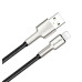 Кабель дата Colorway USB Type A - Lightning 1м Чорний