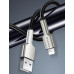Кабель дата Colorway USB Type A - Lightning 1м Чорний