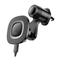 Автотримач Hoco HW30 з БЗП Black, Чорний