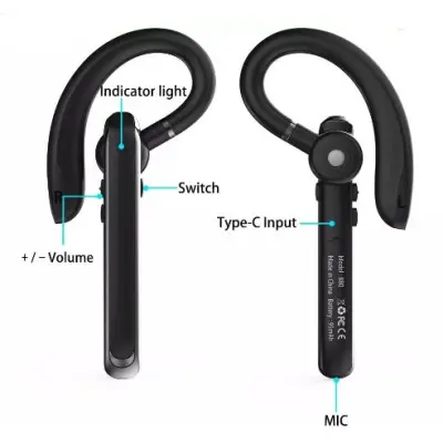 Bluetooth-гарнитура Earldom ET-BH65 Black, черная Bluetooth-гарнитура Earldom ET-BH65 Black, черная