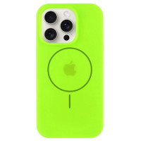 Чехол накладка HC MagSafe (AA) iPhone 16 Pro Max Салатовая/ Neon Green Чехол накладка HC MagSafe (AA) iPhone 16 Pro Max Салатовая/ Neon Green