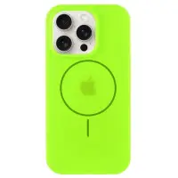 Чехол накладка HC MagSafe (AA) iPhone 16 Pro Max Салатовая/ Neon Green