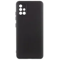 Чохол накладка Getman Liquid Silk Samsung A715 (A71) Чорна