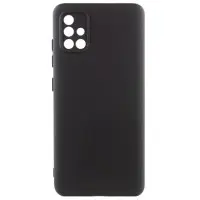 Чохол накладка Getman Liquid Silk Samsung A715 (A71) Чорна