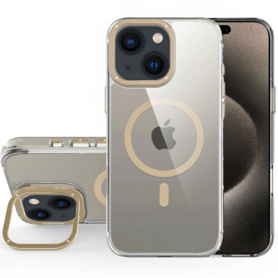 Чехол накладка Space Apex  iPhone 14 Plus/ 15 Plus Золотая