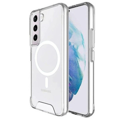 Чохол Накладка Space MagSafe Samsung S926 (S24+)/S936 (S25+) Прозора