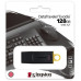 Флеш память USB 128Gb Kingston DT Exodia USB 3.2  Black, Черный/Желтая