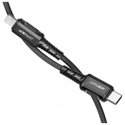 Кабель дата ACEFAST C1-01 Type-C to Lightning 1.2м Чёрный
