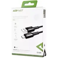 Кабель ACEFAST C1-04 Type-C 1.2м Чёрный Кабель ACEFAST C1-04 Type-C 1.2м Чёрный