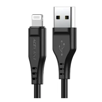 Кабель дата ACEFAST C3-02 Lightning 1.2м Чёрный