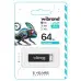 Флеш память 64Gb Wibrand  Chameleon USB 2.0 Black, Черный