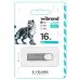 Флеш пам'ять USB 16Gb Wibrand Irbis USB 2.0 Срібна