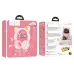 Накладні Безпровідні навушники з вушками кошеня Hoco W39 Cat Ear Pink, рожеві