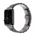 Ремінець Apple Watch 42мм Металевий Чорний (7 BEAD METAL)