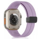 Ремінець Apple Watch 38мм Силікон Magic Lock Бузок