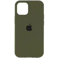 Чехол накладка HC iPhone 14 Plus Зелёная/Dark Green