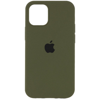 Чехол накладка HC iPhone 14 Plus Зелёная/Dark Green