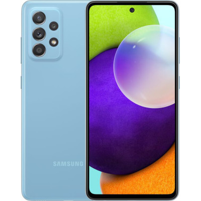 Смартфон Samsung Galaxy A52 4/128GB Blue, голубой