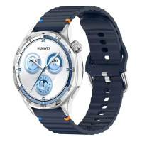 Ремешок Amazfit Bip Универсальный 20мм Wavy Силикон Темно-синий Ремешок Amazfit Bip Универсальный 20мм Wavy Силикон Темно-синий