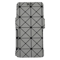 Чохол-книжка Універсальна 5.8" SC Ромб сірий
