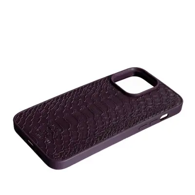 Чехол накладка Santa Barbara Snake iPhone 14 Pro Max Фиолетовая
