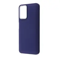 Чехол накладка Wave Plump Samsung A245 (A24) Синяя