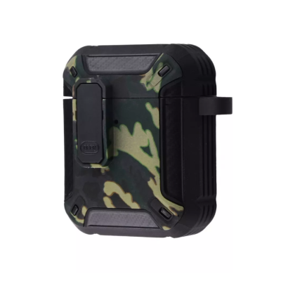 Чохол для навушників AirPods 1/2 Camo Чорний