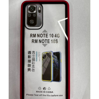 Чохол накладка One Touch Xiaomi Redmi Note 10/Note 10s Червона