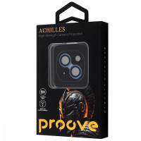 Защитное стекло  на камеру Proove Achilles  iPhone 13/13 mini Синее (blue)