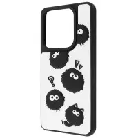Накладка WAVE Doodle Xiaomi Note 14 4G Black fluffy