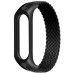 Ремешок Mono Mi Band 3/4/5/6 L Тканевый Черный