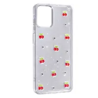 Чехол Накладка Glue Case Hit Samsung A075 (A07) Вишня