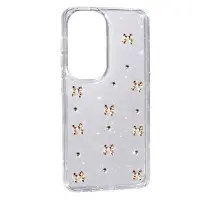 Чехол Накладка Glue Case Hit Samsung A576 (A57 5G) Леопардовые Банты