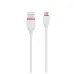 Сетевое зарядное устройство Borofone BA21A Long QC3.0 (3A) + MicroUsb White, Белый