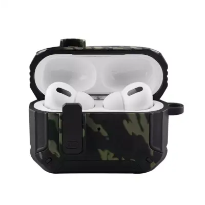 Чехол для наушников AirPods Pro Camo Черный