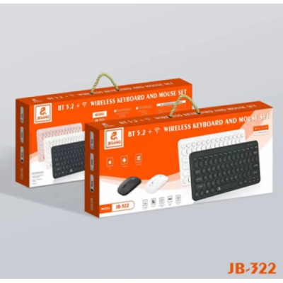 Клавіатура+миша бездротова Jeqang JB-322 Чорний