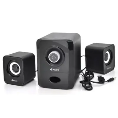 Колонка компьютерная 2.0 Kisonli U-2900 Black, Черная