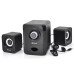 Колонка компьютерная 2.0 Kisonli U-2900 Black, Черная