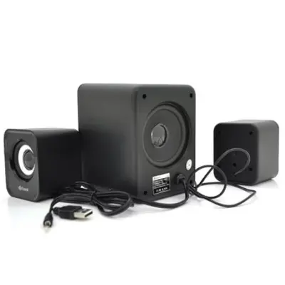 Колонка компьютерная 2.0 Kisonli U-2900 Black, Черная