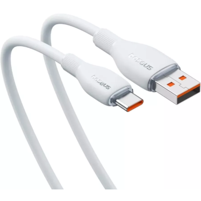 Кабель Baseus Pudding USB Type A - Type-C 100W 1.2м Белый