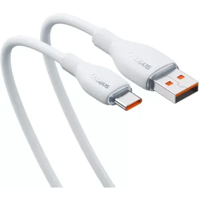Кабель Baseus Pudding USB Type A - Type-C 100W 1.2м Белый Кабель Baseus Pudding USB Type A - Type-C 100W 1.2м Белый