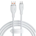 Кабель Baseus Pudding USB Type A - Type-C 100W 1.2м Белый